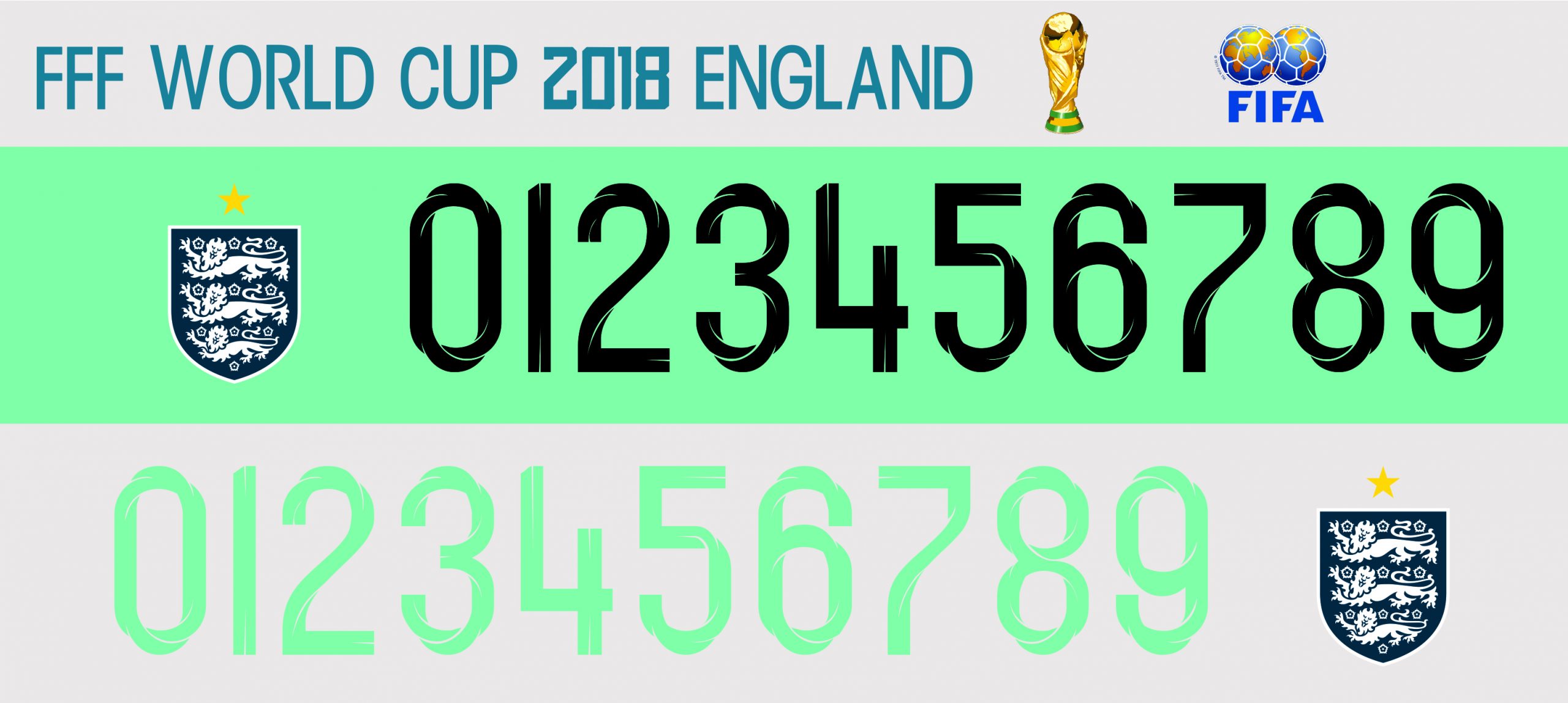 Font England 2018