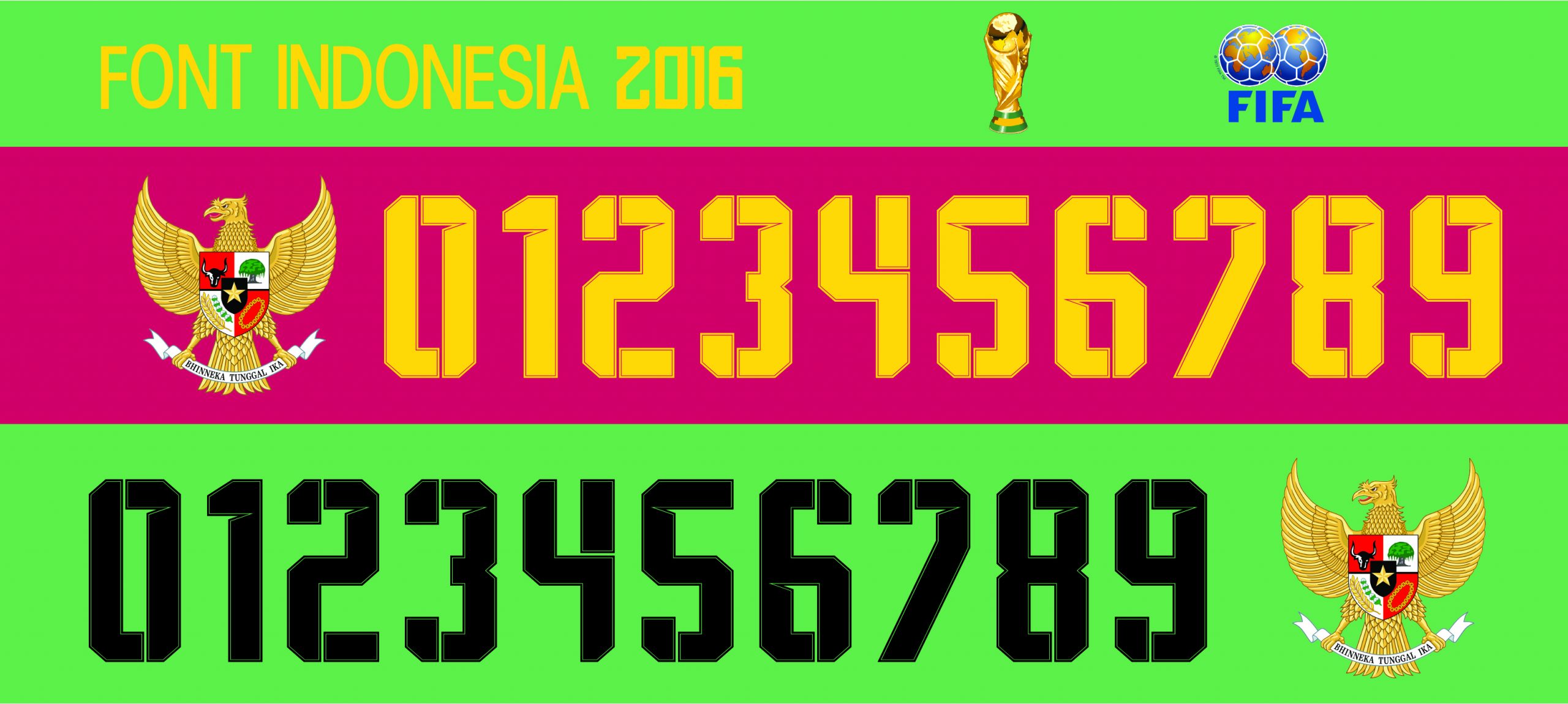 Font Indonesia 2016